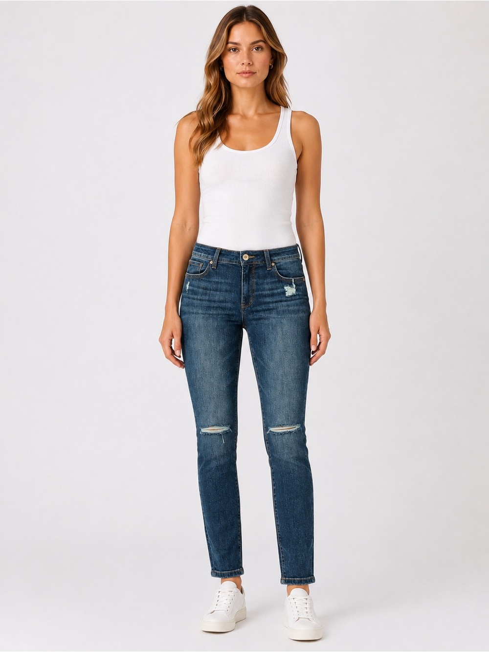 DL1961 Jeans 28 Emma Legging Heath Distressed Skinny Stretch Hybrid 360 Comfort